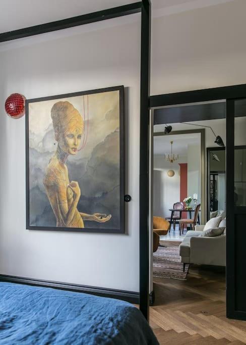 Dark Blue Apartment ワルシャワ エクステリア 写真